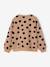 Round-neck sweatshirt for girls ecru+ivory+pale pink+taupe 