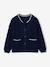 Knit cardigan for girls navy blue 