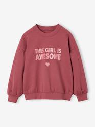 -Sweatshirt with round neck for girls
