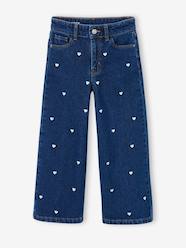 -Embroidered Susan wide-leg jeans for girls
