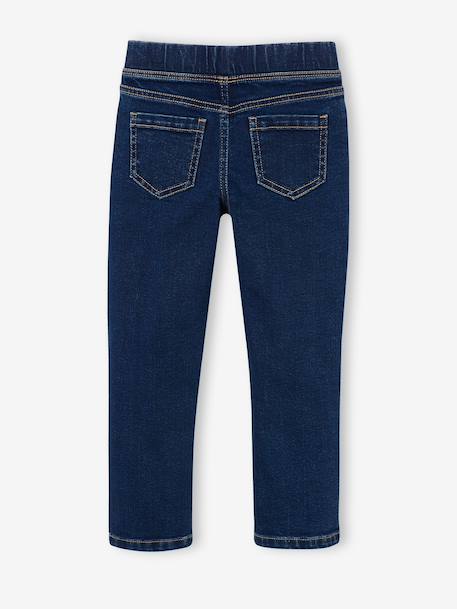 Denim Treggings for Girls bleached denim+deep blue+medium blue 