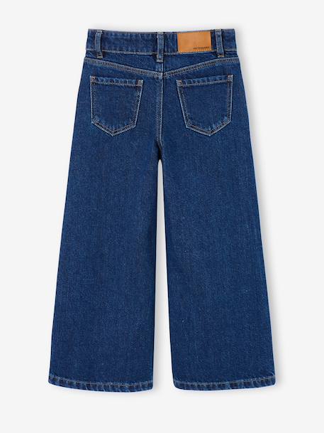 Embroidered Susan wide-leg jeans for girls bleached denim+deep blue+denim blue+medium blue 