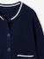 Knit cardigan for girls navy blue 
