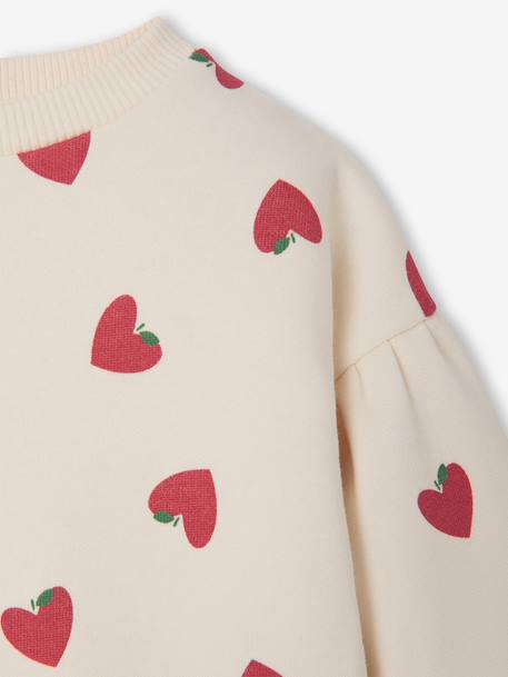 Sweatshirt for baby ecru 