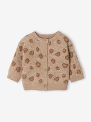 -Buttoned cardigan for baby girls