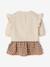 Long-sleeved dress for baby girls vanilla 