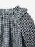 Long-sleeved blouse for baby girls grey blue 