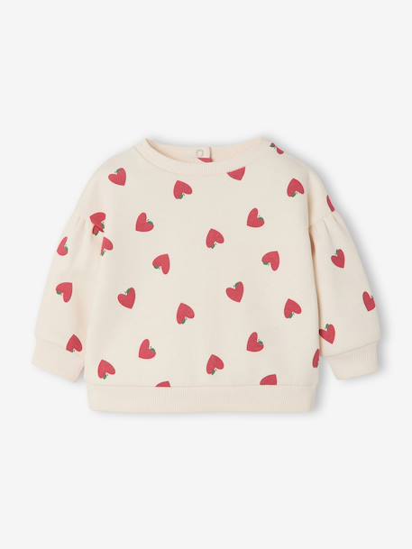 Sweatshirt for baby ecru 