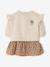 Long-sleeved dress for baby girls vanilla 