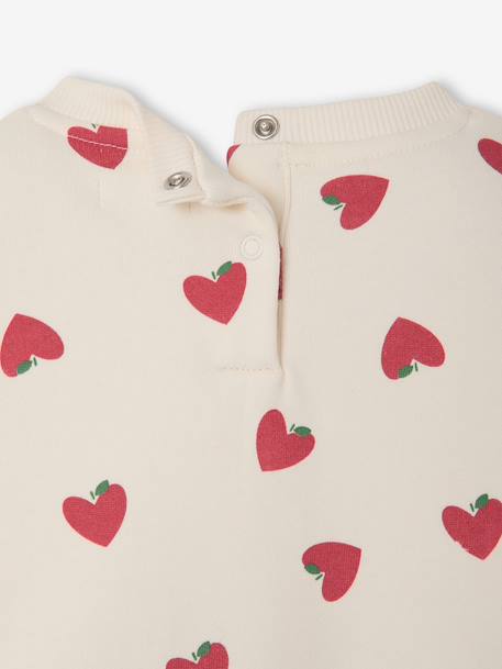 Sweatshirt for baby ecru 
