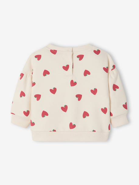 Sweatshirt for baby ecru 