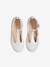 T-Strap Ballet Pumps for Girls Light Pink+White 