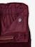 Wide Corduroy Paperbag Trousers for Girls bordeaux red+camel+mauve+navy blue+olive 