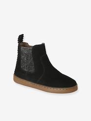 Shoes-Girls Footwear-Leather Boots for Girls
