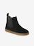 Leather Boots for Girls beige+black+bronze+brown+cocoa+golden yellow+green+navy blue+old rose 