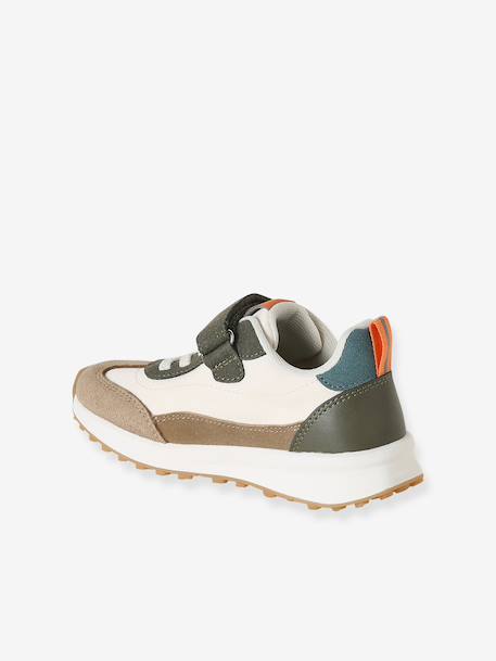 Laces & Hook-and-Loop Trainers for Children, Designed for Autonomy khaki+printed blue+set beige+set blue 