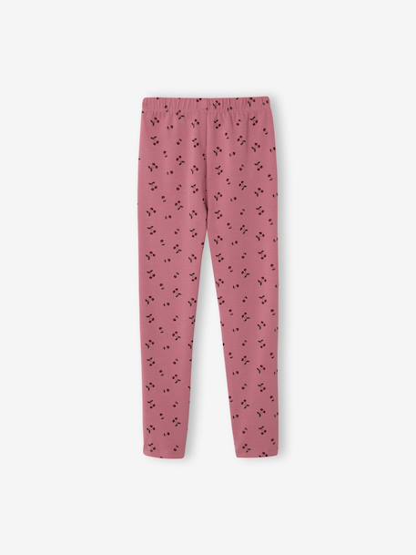 Printed Leggings for Girls almond green+aqua green+blue+ink blue+mauve+printed green+printed pink 