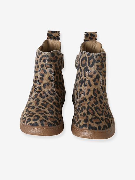 Leather Boots for Girls beige+black+bronze+brown+cocoa+golden yellow+green+navy blue+old rose 