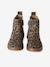 Leather Boots for Girls beige+black+bronze+brown+cocoa+golden yellow+green+navy blue+old rose 