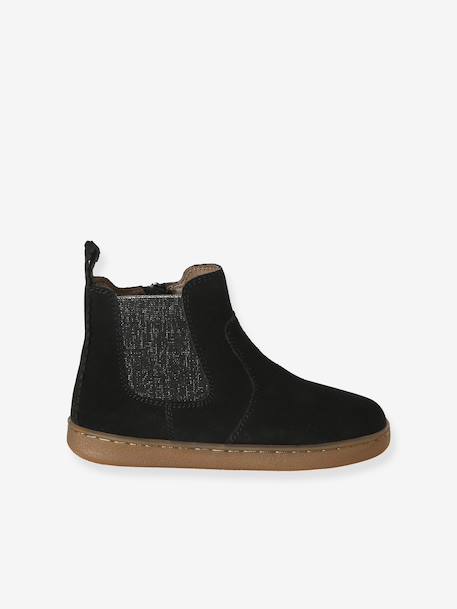 Leather Boots for Girls beige+black+bronze+brown+cocoa+golden yellow+green+navy blue+old rose 