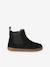 Leather Boots for Girls beige+black+bronze+brown+cocoa+golden yellow+green+navy blue+old rose 