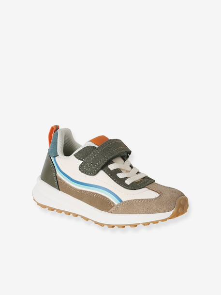 Laces & Hook-and-Loop Trainers for Children, Designed for Autonomy khaki+printed blue+set beige+set blue 