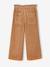 Wide Corduroy Paperbag Trousers for Girls bordeaux red+camel+mauve+navy blue+olive 