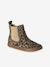 Leather Boots for Girls beige+black+bronze+brown+cocoa+golden yellow+green+navy blue+old rose 