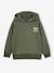 Hoodie with Motif on Chest for Boys, Basics orange+sage green 