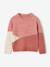 Long-sleeved knitwear jumper for girls olive+rosy 