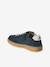 Pair of boys leather trainers navy blue 