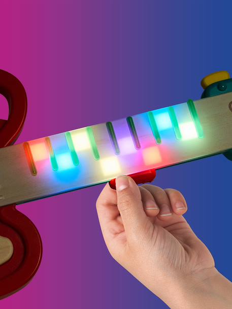 Interactive pixel guitar red 
