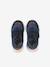 Pair of baby first steps shoes blue 