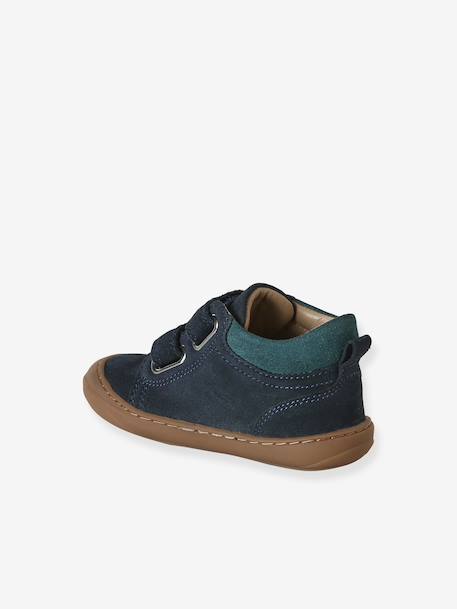 Pair of Soft Leather Boots for Babies, Designed for First Steps beige+blue+brown+electric blue+green+ocean blue+ochre+sage green+set beige+set brown+set green 