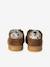 Pair of girls leather trainers beige+brown 