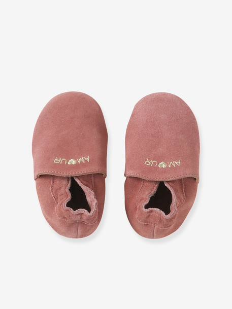 Supple Leather Shoes with Elastic, for Babies gold+night blue+old rose+printed pink+printed white+rosy+set pink 