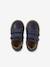Hook&Loop Leather Trainers for Babies ecru+navy blue+set white 