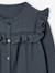 Long-sleeved shirt for girls rosy+slate blue+vanilla 