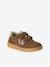 Pair of girls leather trainers beige+brown+golden yellow+old rose 