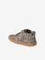 Soft leather lace-up ankle boots for baby's first steps brown+dark brown+fuchsia+golden yellow+rose 