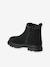 Pair of girls leather boots black 