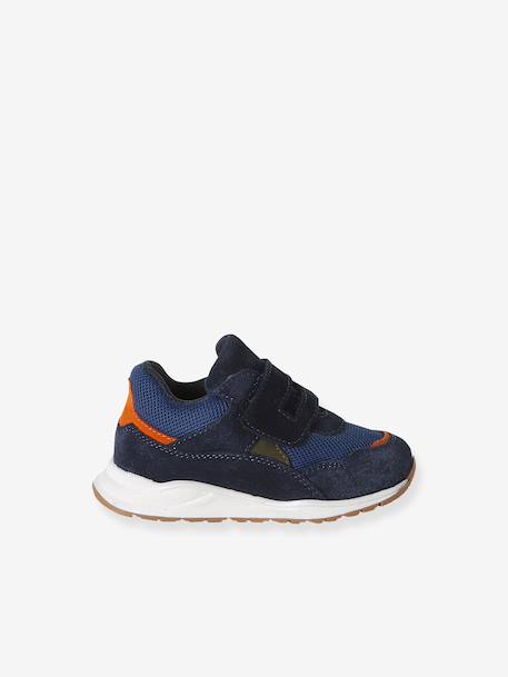 Pair of baby first steps shoes blue 