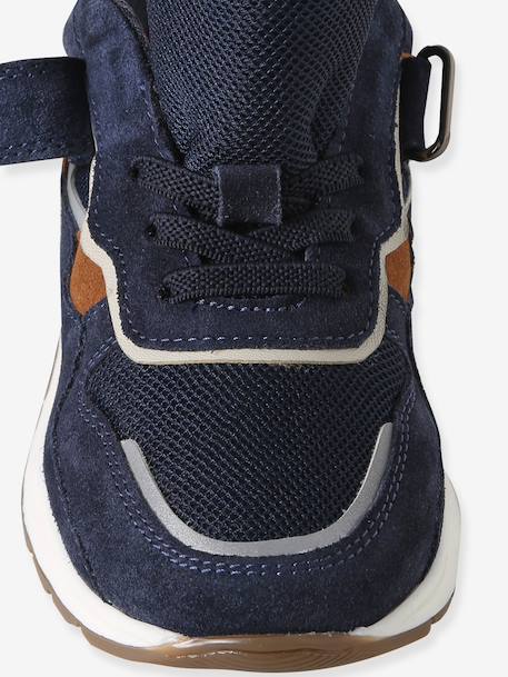 Pair of boys trainers khaki+navy blue 
