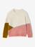 Long-sleeved knitwear jumper for girls olive+rosy 