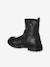 Pair of girls leather boots black 