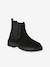 Pair of girls leather boots black 