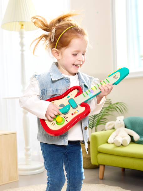 Interactive pixel guitar red 