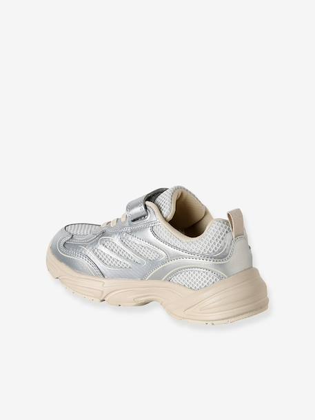 Pair of girls trainers silver 