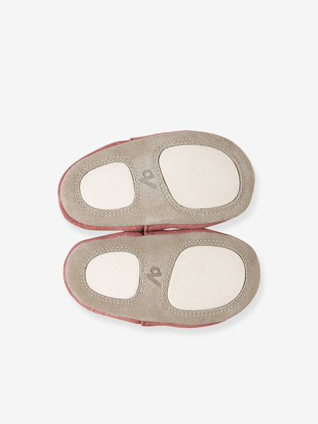 Supple Leather Shoes with Elastic, for Babies gold+night blue+old rose+printed pink+printed white+rosy+set pink 