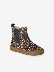 Leather Zipped & Elasticated Chelsea Boots for Babies